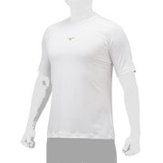 MIZUNO Baseball Undershirt Short Sleeve Top Low Neck Loose Fit Loose Softball 12JAAP30