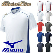 Mizuno Baseball Baseball Shirt Half Button Small Collar Top Up Shirt MIZUNO Softball 12JC6L11