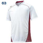 Mizuno Baseball Baseball Shirt Half Button Small Collar Top Up Shirt MIZUNO Softball 12JC6L11