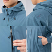 Mizuno Rain Jacket Top Bergtec Stretch Parka Outdoor Water Repellent Waterproof Rain Gear Kappa Camping Climbing MIZUNO Men's B2ME0020