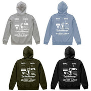 Soccer Junky Hoodie Sweat Dribbleman soccer Junky Futsal Soccer Wear
