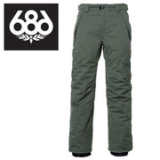 686 Snowboard Wear INFINITY INSULATED CARGO Pants Goblin Green 22/23 Six Eight Six Rokuhachi Roku Pants
