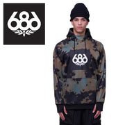 686 Snowboard Wear Parka BONDED FLEECE PULLOVER HOODY Breen Nebula 23/24 Six Eight Six Rokuhachi Roku Jacket