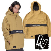 Double A AA Snowboard Wear SC ANORAK Jacket Beige / Black 22-23 Anorak Jacket