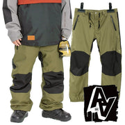 Double A AA Snowboard Wear UNITED Pants Khaki 22-23 Pants
