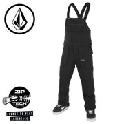 Volcom VOLCOM Snowboard Wear ROAN BIB OVERALL Pants BLK Bib Pants 22/23 Men's Overalls