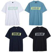 Svolme Plastic Shirt T-shirt Short Sleeve Box Logo Pla T svolme Futsal Soccer Wear