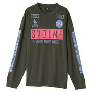 Plastic shirt T-shirt plastic T long sleeve svolme futsal soccer wear men's