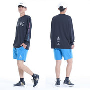 Plastic shirt T-shirt plastic T long sleeve svolme futsal soccer wear men's