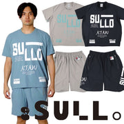 SULLO half piste top and bottom set plastic shirt plastic pan stretch DUCKTAIL TEE WALK ABOUT SHORTS futsal soccer wear