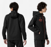 Sweatshirt hoodie top and bottom set brushed lining NXT MIZUNO sportswear