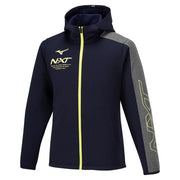 Sweatshirt hoodie top and bottom set brushed lining NXT MIZUNO sportswear