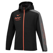 Sweatshirt hoodie top and bottom set brushed lining NXT MIZUNO sportswear
