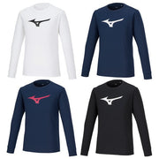 MIZUNO T-shirt Long Sleeve Top Sportswear 32JAA157 Men's Unisex Junior