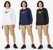 MIZUNO T-shirt Long Sleeve Top Sportswear 32JAA157 Men's Unisex Junior