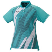 MIZUNO Women's Game Shirt Uniform Short Sleeve Top Tennis Soft Tennis Badminton Wear