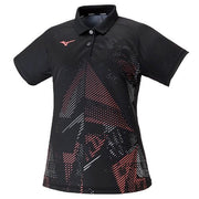MIZUNO Women's Game Shirt Uniform Short Sleeve Top Tennis Soft Tennis Badminton Wear