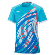 Mizuno Game Shirt Uniform Short Sleeve Top MIZUNO Tennis Soft Tennis Badminton Wear