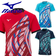 Mizuno Game Shirt Uniform Short Sleeve Top MIZUNO Tennis Soft Tennis Badminton Wear