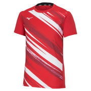 MIZUNO Game Shirt Uniform Short Sleeve Top Tennis Soft Tennis Badminton Wear Men's