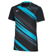 MIZUNO Game Shirt Uniform Short Sleeve Top Tennis Soft Tennis Badminton Wear Men's