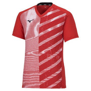 MIZUNO Game Shirt Uniform Short Sleeve Top Tennis Soft Tennis Badminton Wear Men's