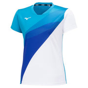 MIZUNO Women's Game Shirt Uniform Short Sleeve Top Tennis Soft Tennis Badminton Wear
