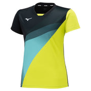 MIZUNO Women's Game Shirt Uniform Short Sleeve Top Tennis Soft Tennis Badminton Wear