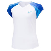 MIZUNO Women's Game Shirt Uniform Short Sleeve Top Tennis Soft Tennis Badminton Wear