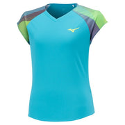 MIZUNO Women's Game Shirt Uniform Short Sleeve Top Tennis Soft Tennis Badminton Wear