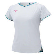 Mizuno Women's Game Shirt Uniform Short Sleeve Top MIZUNO Tennis Soft Tennis Badminton Wear