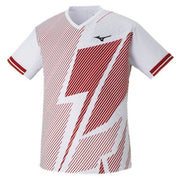 MIZUNO Game Shirt Uniform Short Sleeve Top Tennis Soft Tennis Badminton Wear