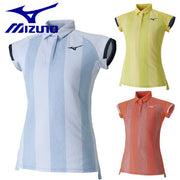 MIZUNO Women's Game Shirt Uniform Short Sleeve Top Tennis Soft Tennis Badminton Wear