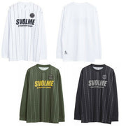 Svolme Plastic Shirt Long Sleeve NT STRIPE FB Long Shirt svolme Futsal Soccer Wear
