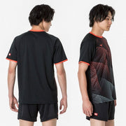 MIZUNO Table Tennis Uniform Short Sleeve Top Game Shirt Wear