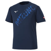 MIZUNO Table Tennis Uniform T-shirt Short Sleeve Top Game Shirt Wear
