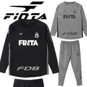 Finta Sweat Top and Bottom Set Round Neck Stretch FINTA Futsal Soccer Wear