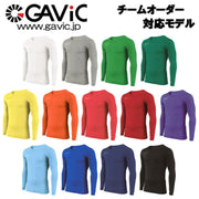 Round Neck Type Gavic Inner Junior Long Sleeve Upper Inner Shirt Undershirt GAVIC Soccer Futsal GA8851