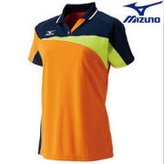 MIZUNO Ladies short-sleeved shirt game uniforms tennis soft tennis badminton wear