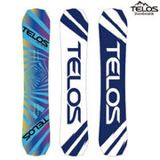 TELOS snowboard CHILLUM TWIN FREESTYLE Chiramutsuin freestyle BLUE 18/19 plate