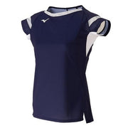 MIZUNO Ladies short-sleeved shirt game uniforms tennis soft tennis badminton wear