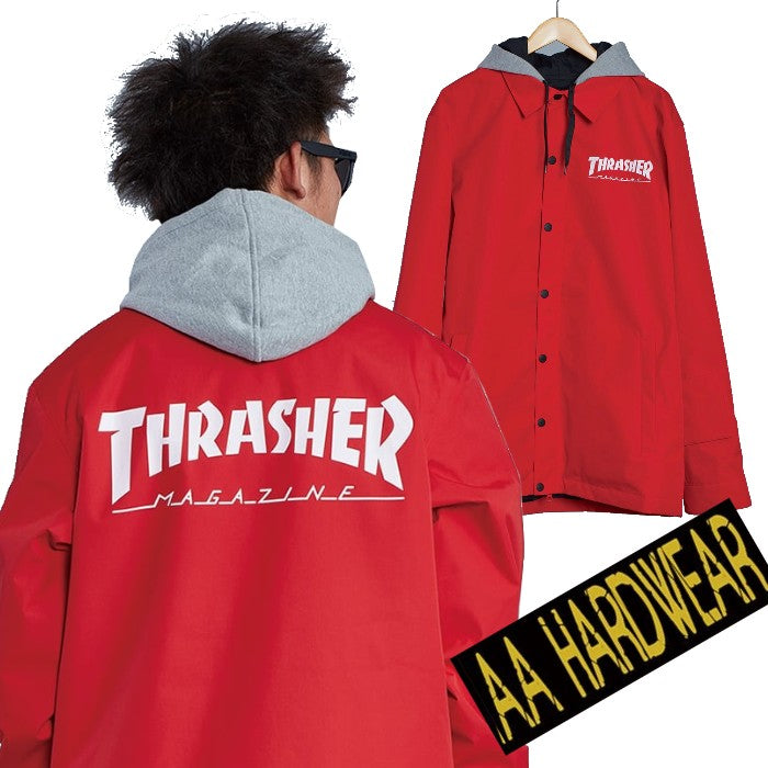 AA hardwear × THRASHER コーチジャケット