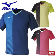 MIZUNO table tennis uniform short-sleeved shirt game Table Tennis wear