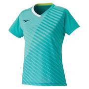 MIZUNO Ladies short-sleeved shirt game uniforms tennis soft tennis badminton wear