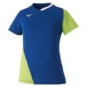 MIZUNO Ladies short-sleeved shirt game uniforms tennis soft tennis badminton wear