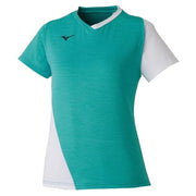 MIZUNO Ladies short-sleeved shirt game uniforms tennis soft tennis badminton wear