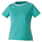 MIZUNO Ladies short-sleeved shirt game uniforms tennis soft tennis badminton wear