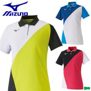 MIZUNO Ladies short-sleeved shirt game uniforms tennis soft tennis badminton wear
