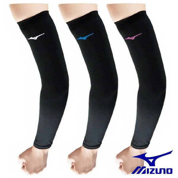 Mizuno Japan Volleyball Elbow Pad Supporter long sleeve Training Black  V2MYA110
