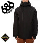 686 Snowboard Wear GORE-TEX Core Jacket Black Men's 20/21 Six Eight Six Roku Hachiroku Gore-Tex
